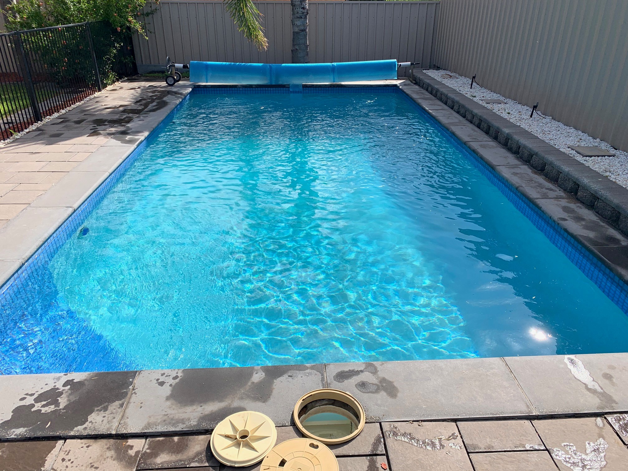 Green Pool Recovery with chemicals 2b After